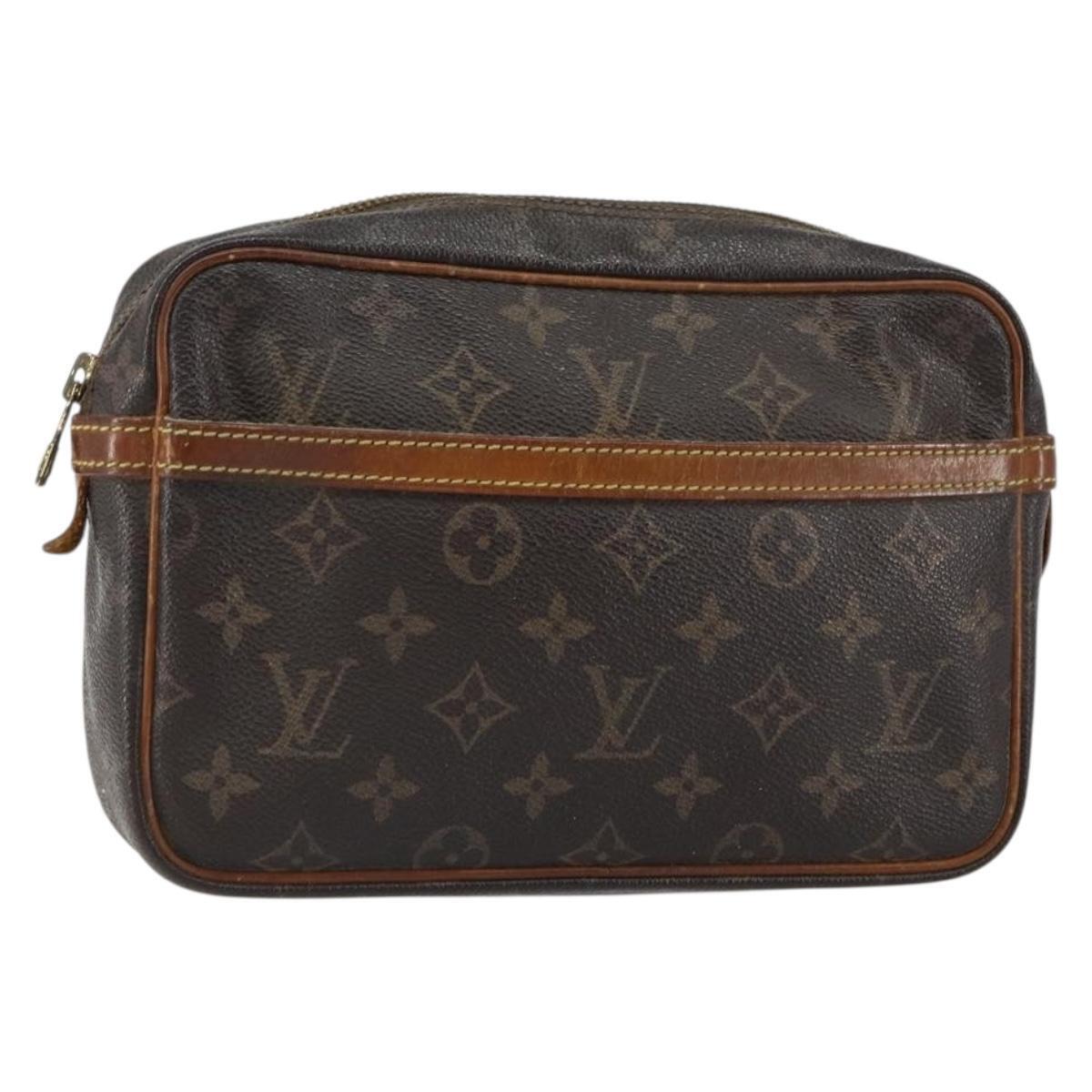 Louis Vuitton Monogram Compiegne 23 Clutch Bag M51847 Lv Auth 149617